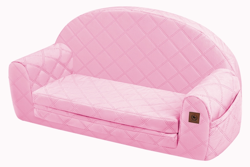 Sofa rozkładana dla dziecka różowa.jpg