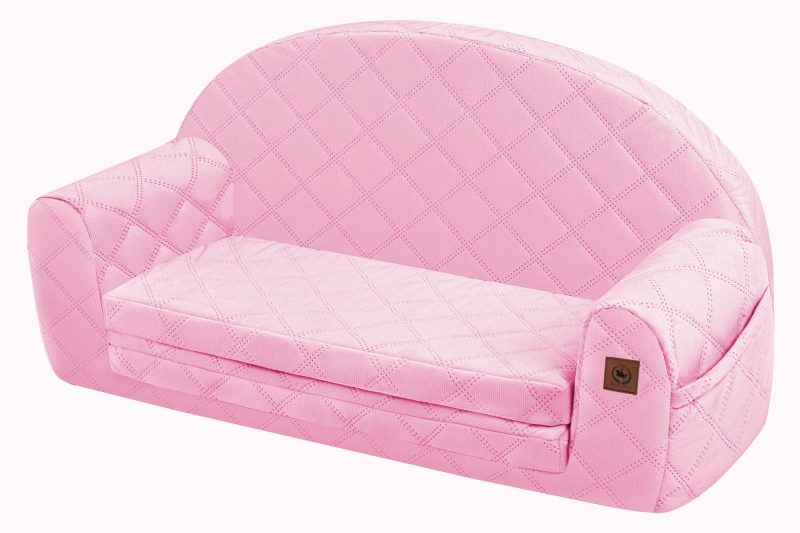Sofa rozkładana dla dziecka różowa.jpg